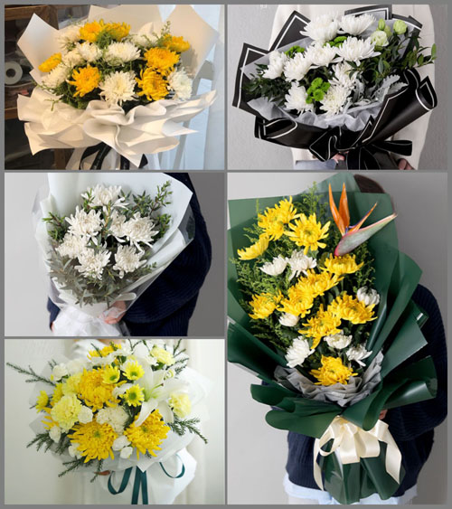 广东汕头市潮南区陈店镇柯围社区白事花束代送